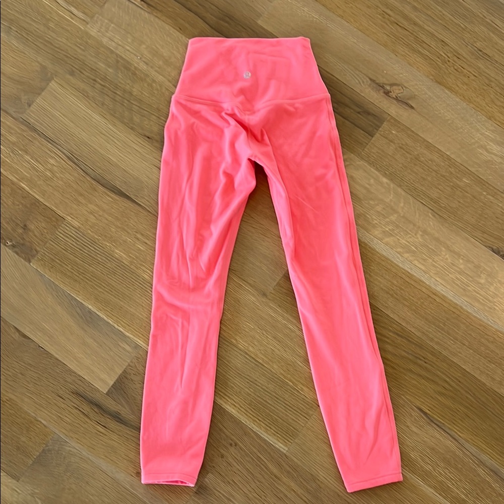 Lululemon Raspberry Align Leggings 2 - Picture 3 of 4